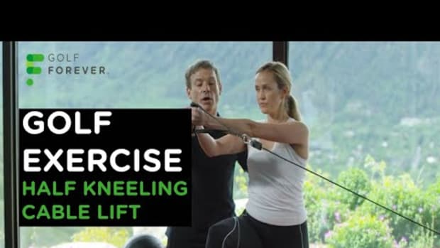 Improve rotational control: Half-kneeling cable lift